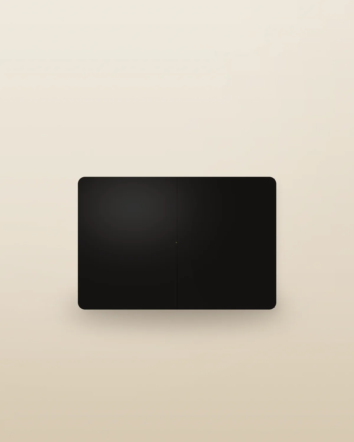 Bifold Leather Wallet in Black