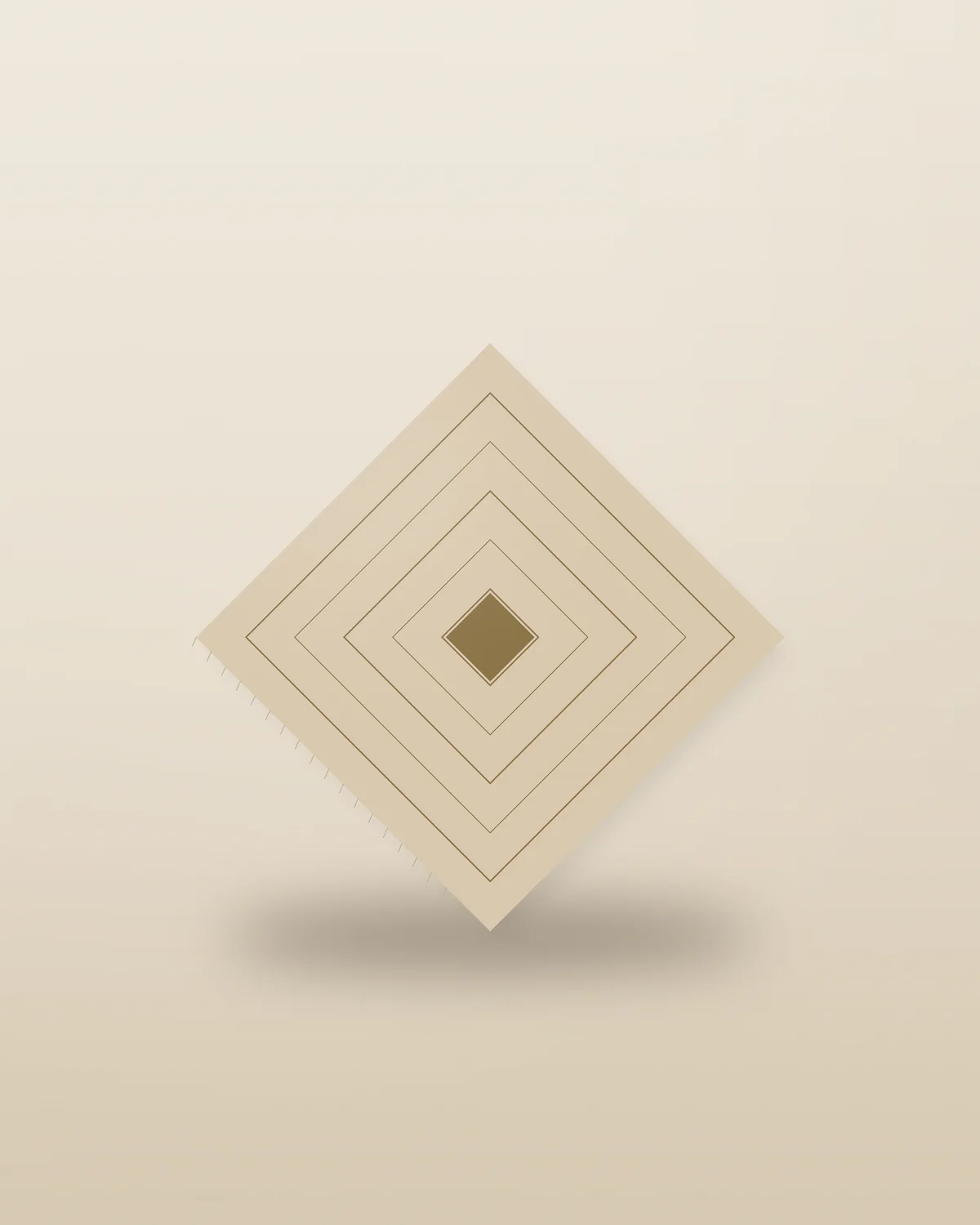 Cashmere-Feel Winter Shawl in Beige