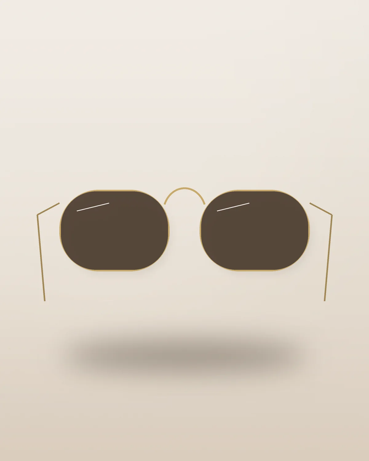 Cox’s Bazar Aviator Sunglasses in Gold