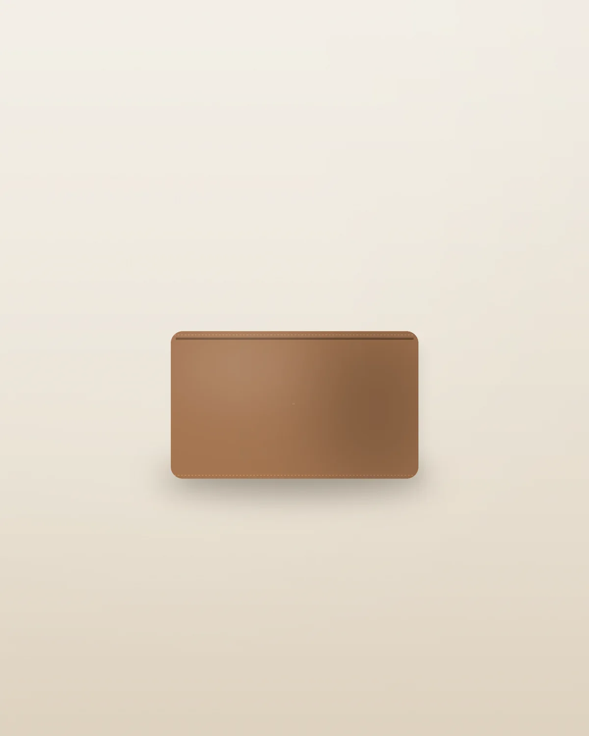 Minimal Card Holder in Tan