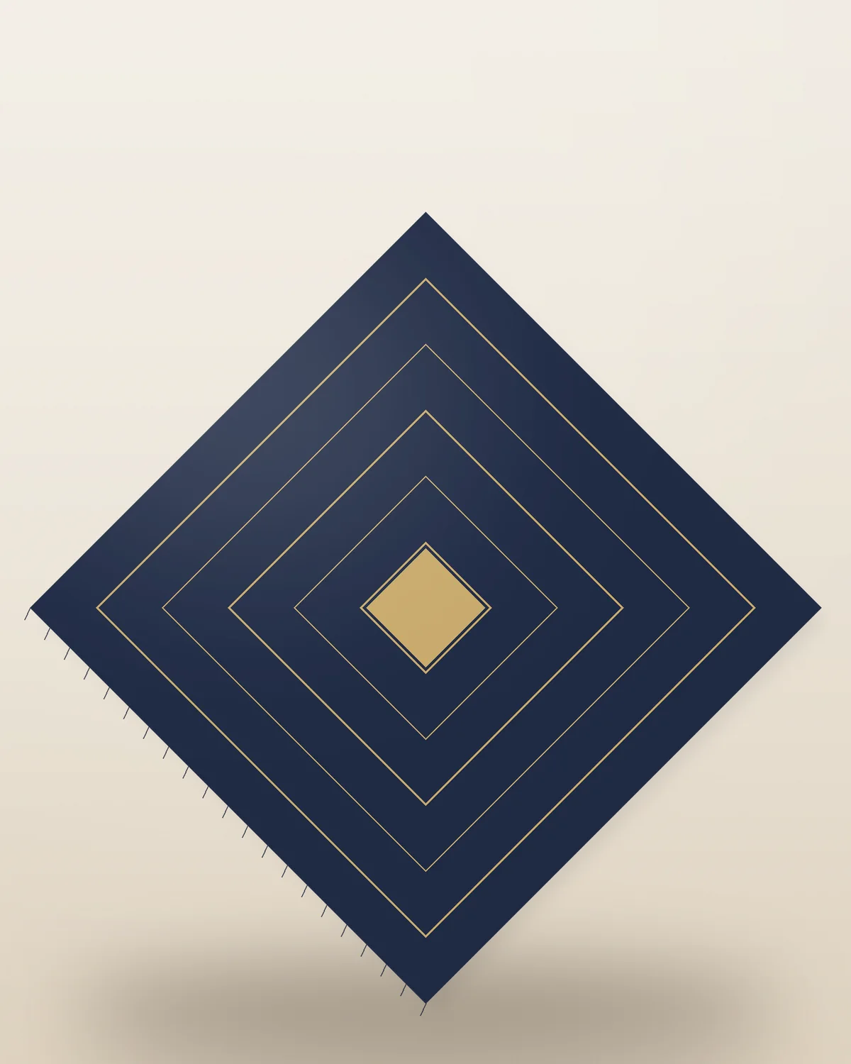 Nakshi Silk Square Scarf — detail