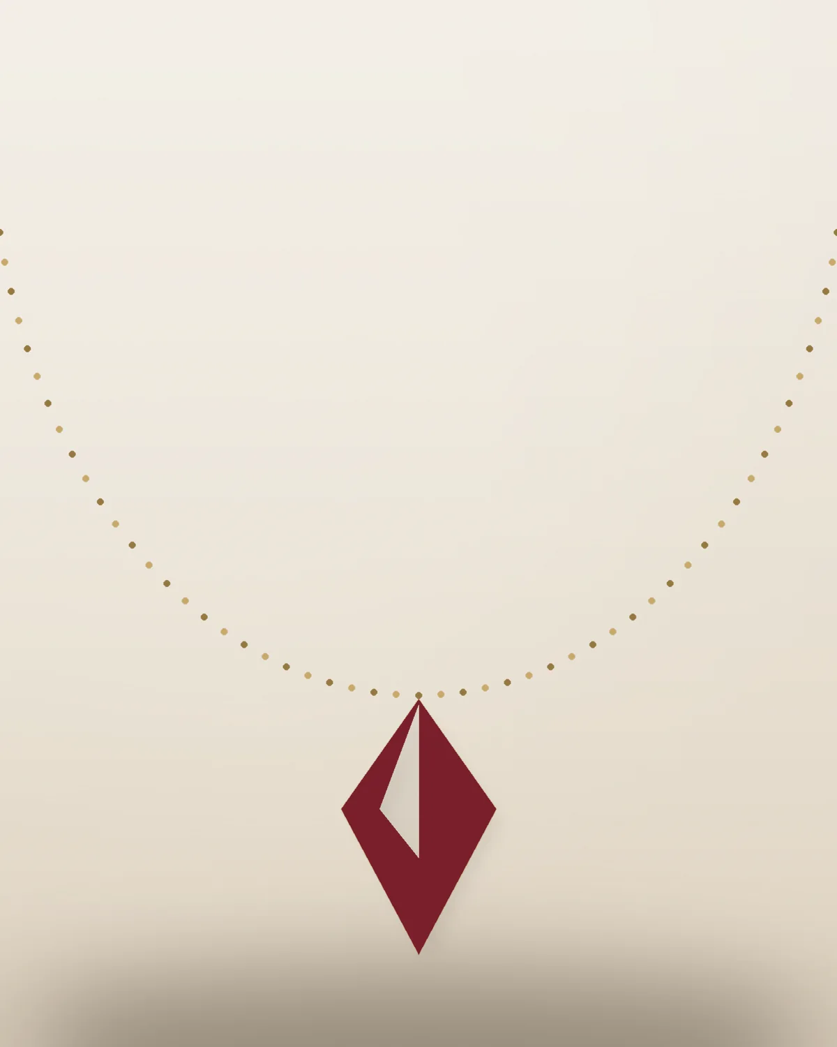 Padma Pendant Necklace — detail