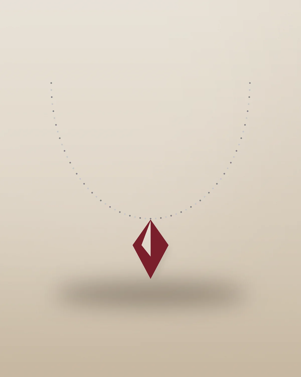 Padma Pendant Necklace in Silver