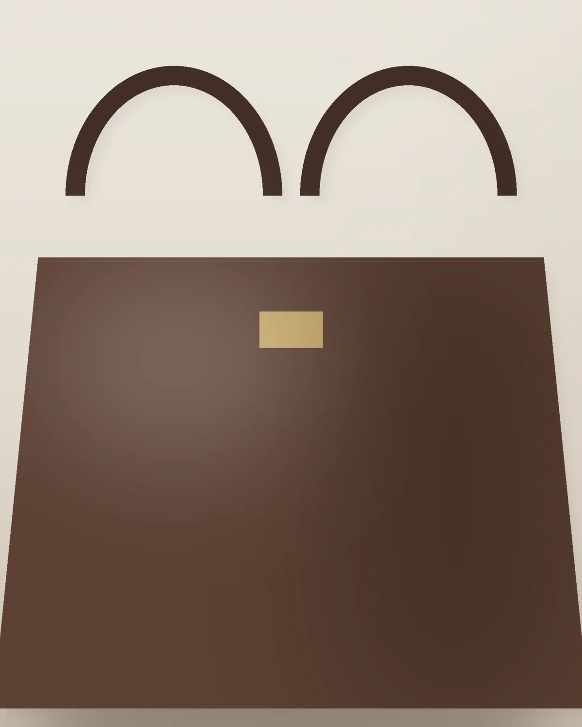 Rajshahi Silk-Lined Leather Tote — detail