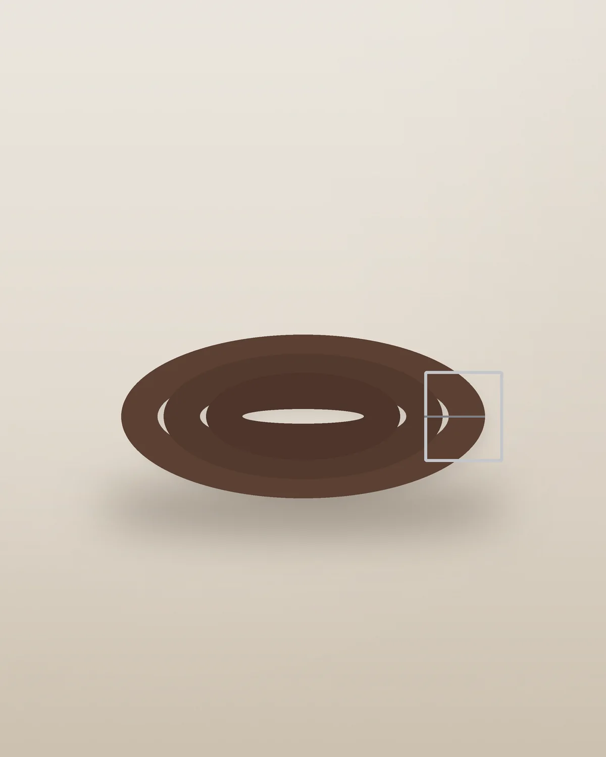 Reversible Leather Belt in Brown