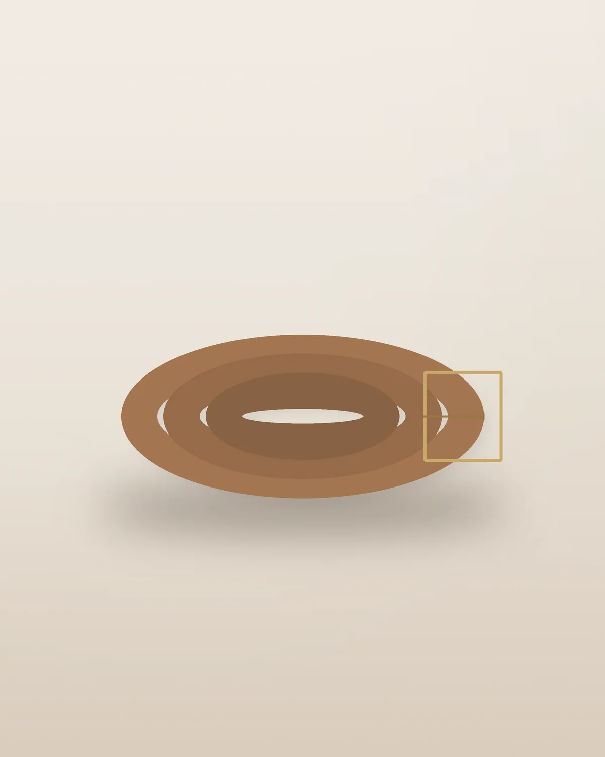 Slim Gold-Buckle Belt in Tan